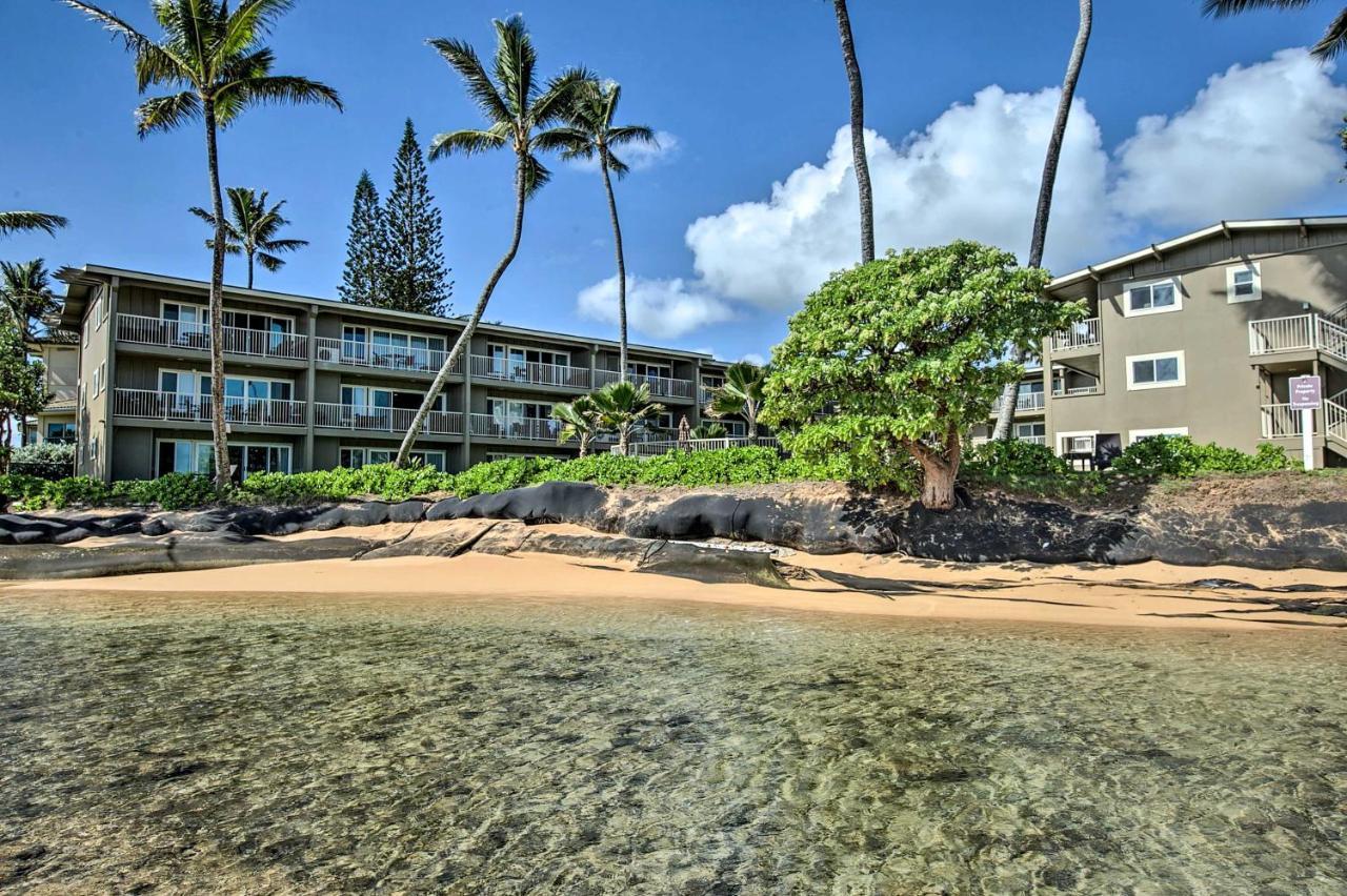 Waipouli Beachfront Condo With Balcony And Ocean Views Kapa'a Zewnętrze zdjęcie