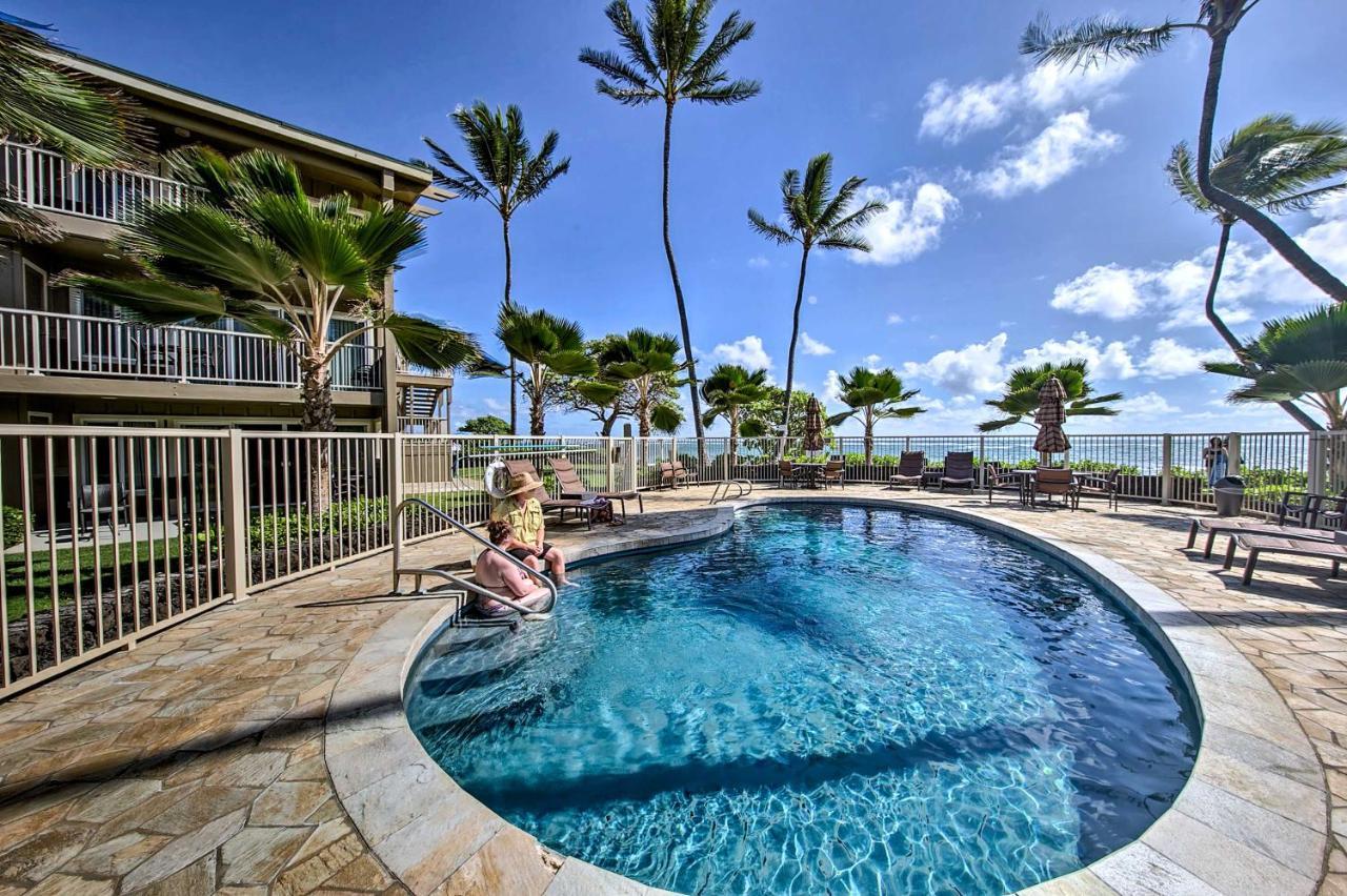 Waipouli Beachfront Condo With Balcony And Ocean Views Kapa'a Zewnętrze zdjęcie