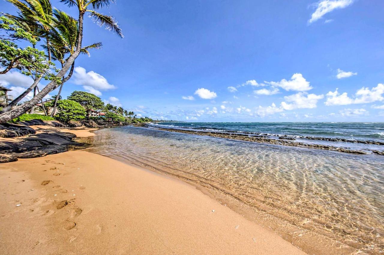 Waipouli Beachfront Condo With Balcony And Ocean Views Kapa'a Zewnętrze zdjęcie