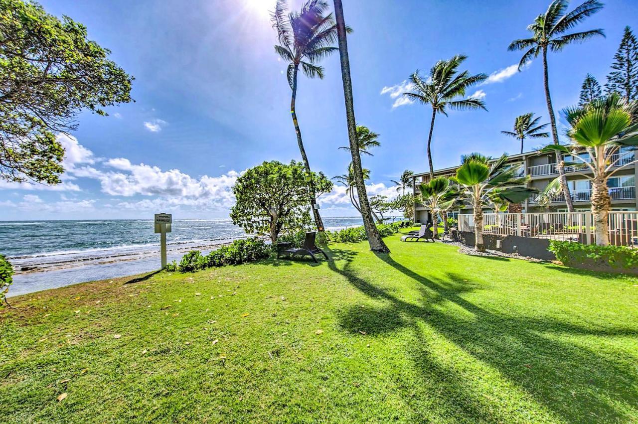 Waipouli Beachfront Condo With Balcony And Ocean Views Kapa'a Zewnętrze zdjęcie