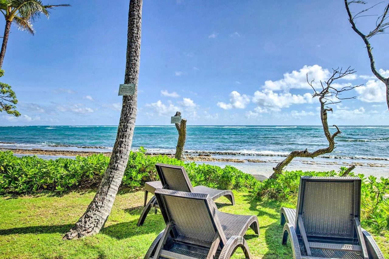 Waipouli Beachfront Condo With Balcony And Ocean Views Kapa'a Zewnętrze zdjęcie