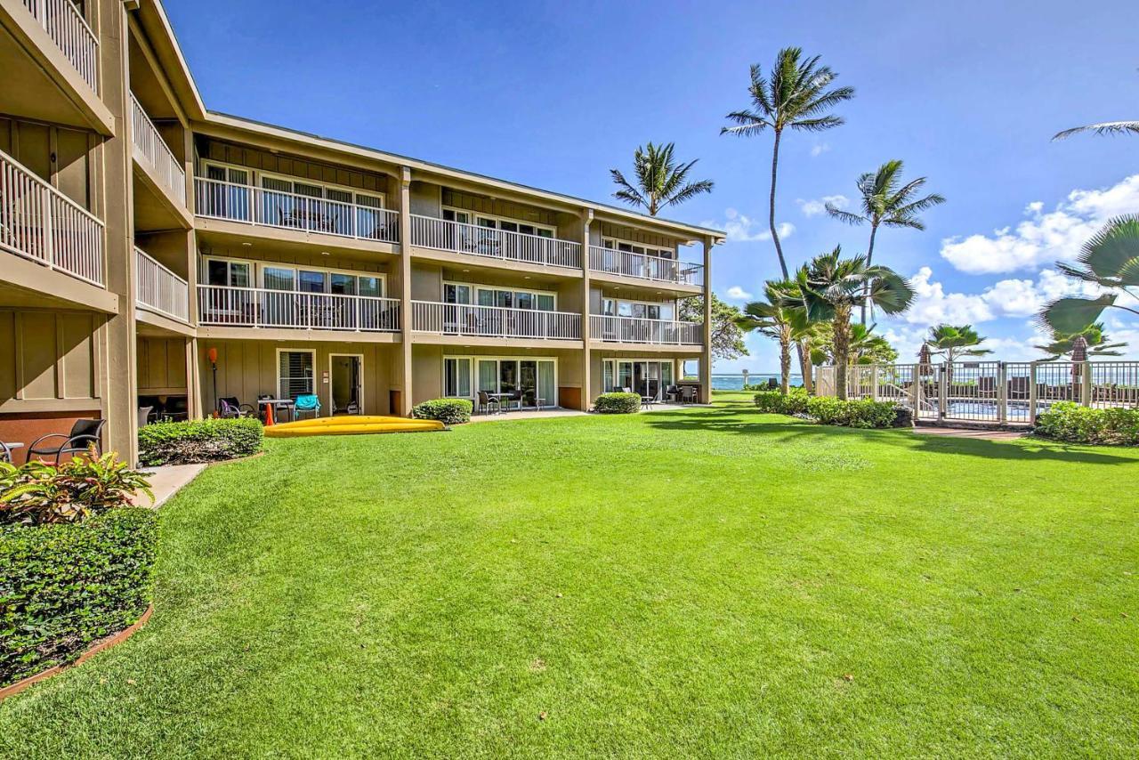 Waipouli Beachfront Condo With Balcony And Ocean Views Kapa'a Zewnętrze zdjęcie