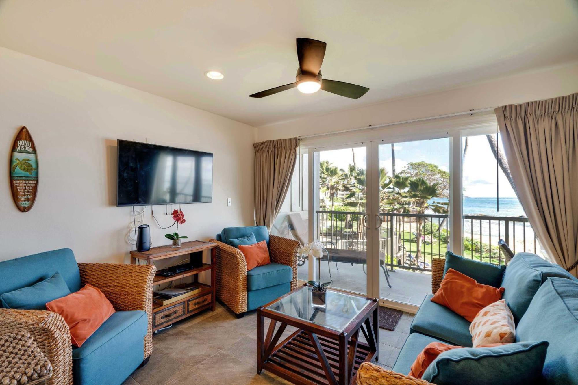 Waipouli Beachfront Condo With Balcony And Ocean Views Kapa'a Zewnętrze zdjęcie